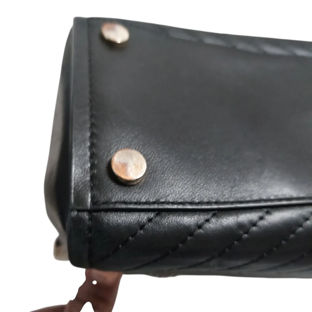 kate spade Amelia Black Quilted Tote Bag